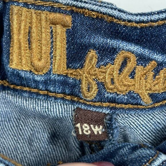 Kut from the Kloth Emma Ankle Straight Jean Size‎ 18W Plus Size Mid Rise Casual - Picture 4 of 5